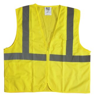Zipper Economy Mesh Vest – JS1011