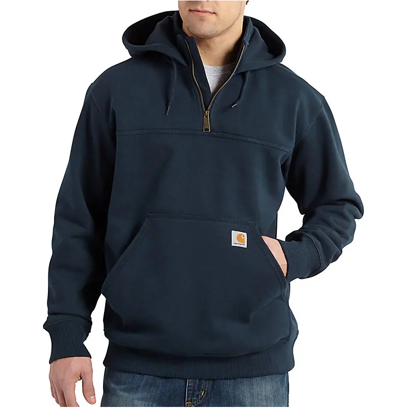 Carhartt 100617 - Rain Defender Loose Fit Heavyweight Quarter-Zip Hoodie - New Navy, 2XL