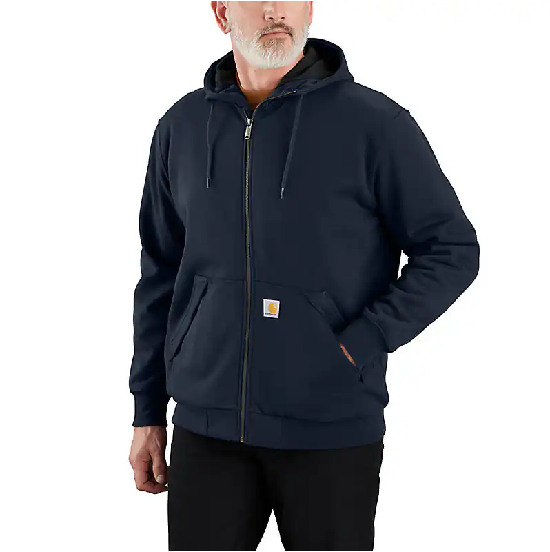 Carhartt 104078 - Rain Defender Loose Fit Midweight Thermal-Lined Full-Zip Sweatshirt - Image 3