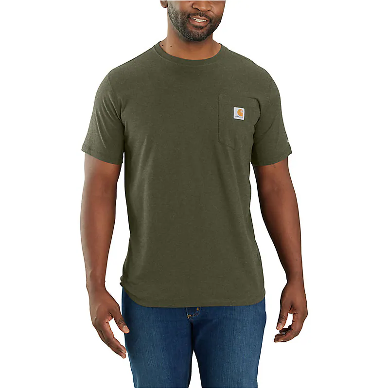 Carhartt Force Relaxed Fit Short Sleeve Pocket T-Shirt - 106652 - Image 2