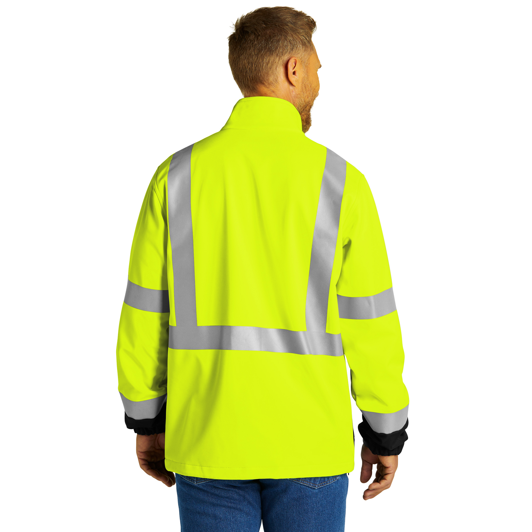 CornerStone® ANSI 107 Class 3 Soft Shell Jacket – CSJ503 - Image 4