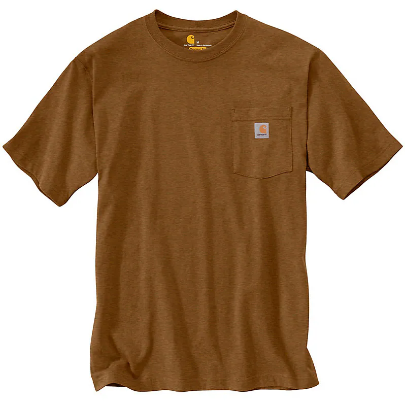 Carhartt K87 Loose Fit Heavyweight Short Sleeve Pocket T-Shirt - Image 8