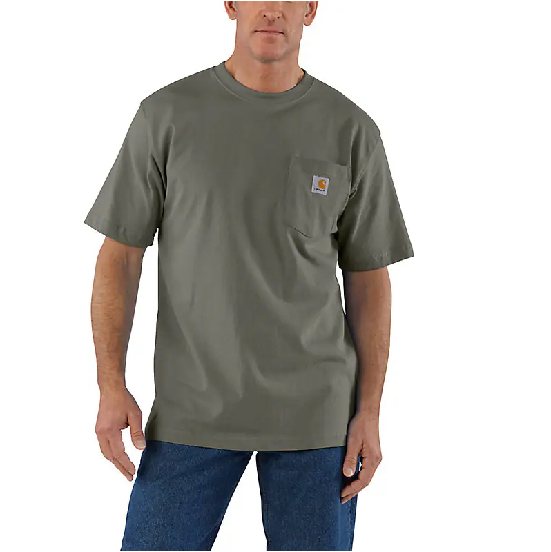 Carhartt K87 Loose Fit Heavyweight Short Sleeve Pocket T-Shirt - Image 5