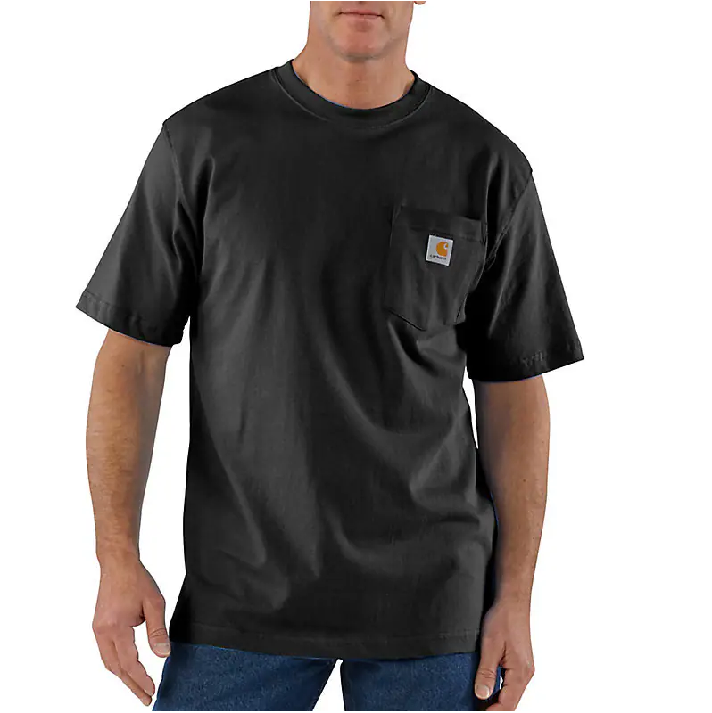 Carhartt K87 Loose Fit Heavyweight Short Sleeve Pocket T-Shirt - Image 2