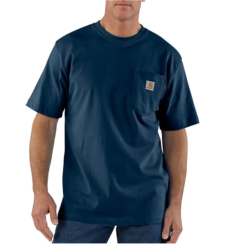 Carhartt K87 Loose Fit Heavyweight Short Sleeve Pocket T-Shirt - Image 7