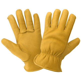 Low Temperature Premium-Grade Grain Deerskin Insulated Gloves - 3200DTH