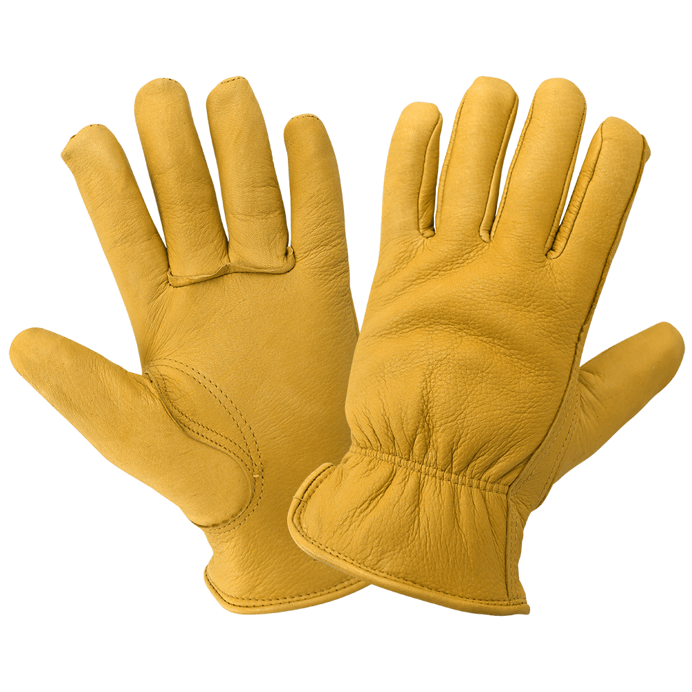 Low Temperature Premium-Grade Grain Deerskin Insulated Gloves - 3200DTH