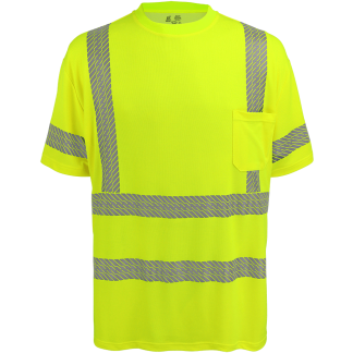 FrogWear® HV Premium Self-Wicking Bamboo/Polyester Short-Sleeved Shirt - GLO-217