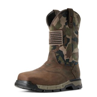 Ariat Rebar Flex Patriot Waterproof Composite Toe Work Boot