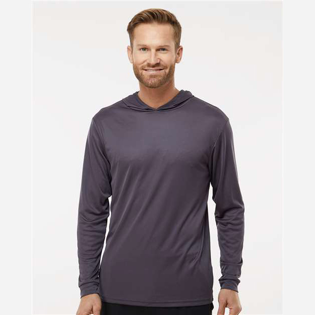 Unisex Bahama Performance Hooded Long Sleeve T-Shirt - 220 - Image 4