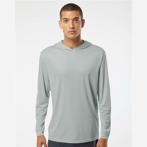 Unisex Bahama Performance Hooded Long Sleeve T-Shirt - 220 - Image 2