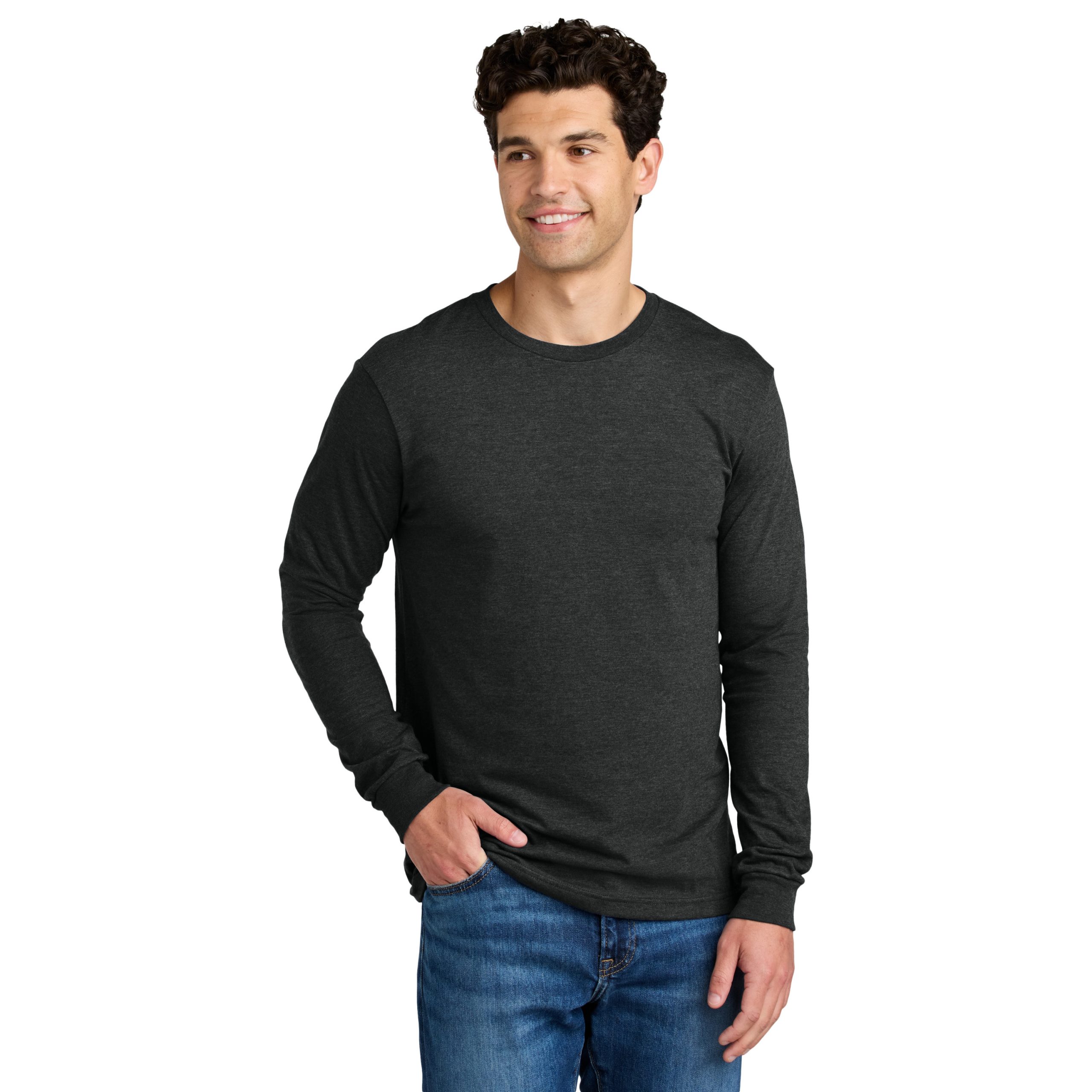 Gildan Unisex Softstyle® CVC Long Sleeve T-Shirt - 64440CVC - Image 3