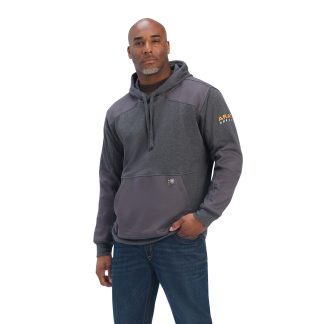 Ariat Rebar Workman DuraCanvas Hoodie – 10041499 (Charcoal)